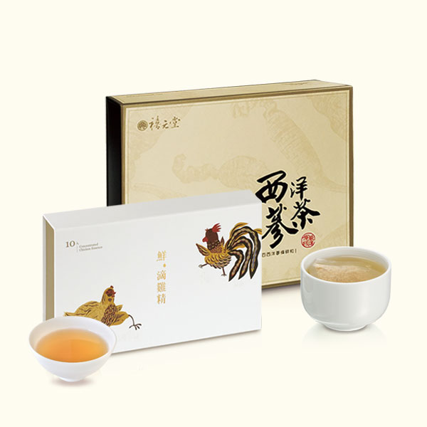 滴雞精10入+西洋蔘茶24入