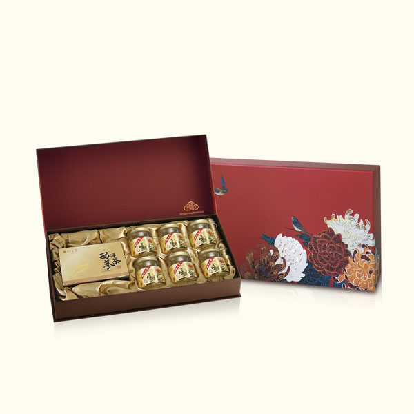 西洋參茶12入+紅棗雪蛤6入